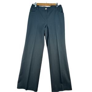 ST. JOHN Pants Women’s Black 8 Caviar Diana